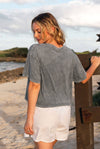 COLORADO Cropped Mineral Graphic Top