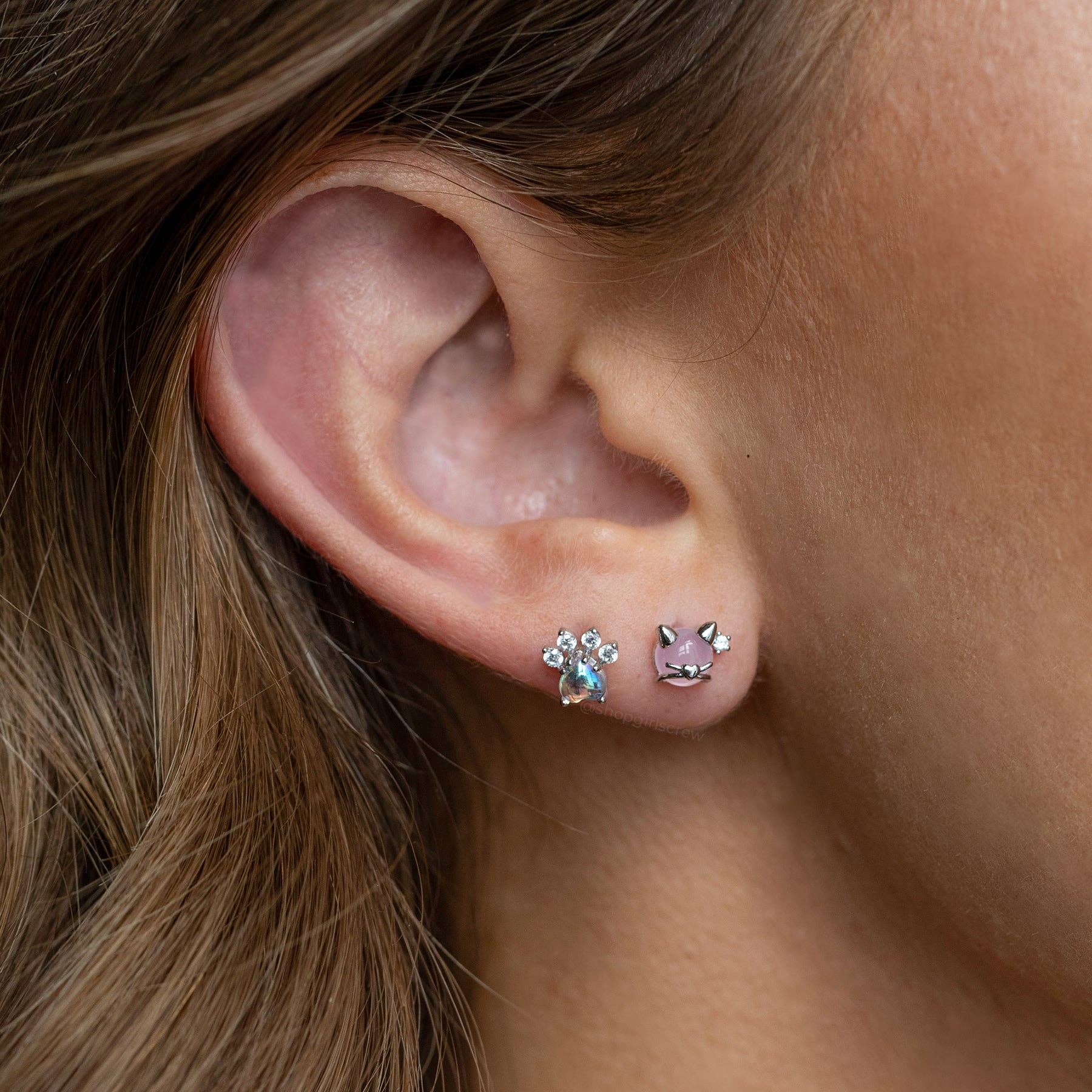 Kitty Kat Studs