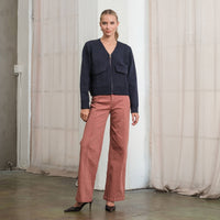 Vintage Seam Wide Denim - RB1056