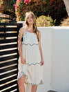 EMBROIDERED TIER DRESS