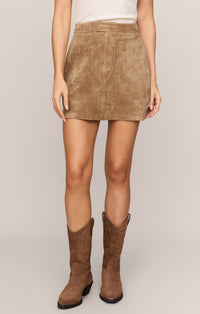 Z Supply Perri Suede Mini Skirt