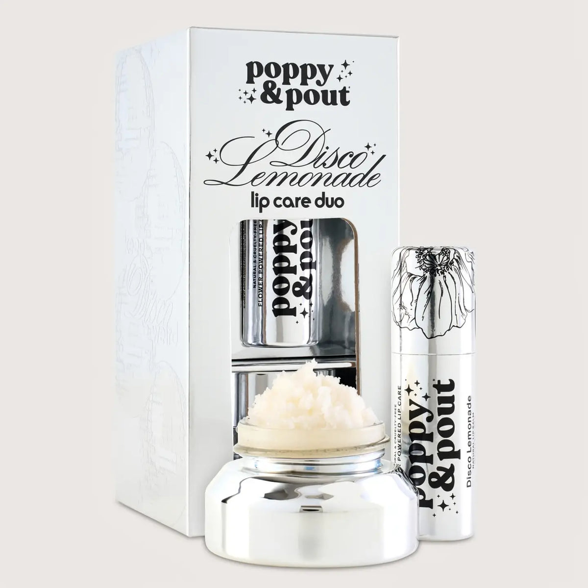 Poppy & Pout Lip Care Duo - Disco Lemonade