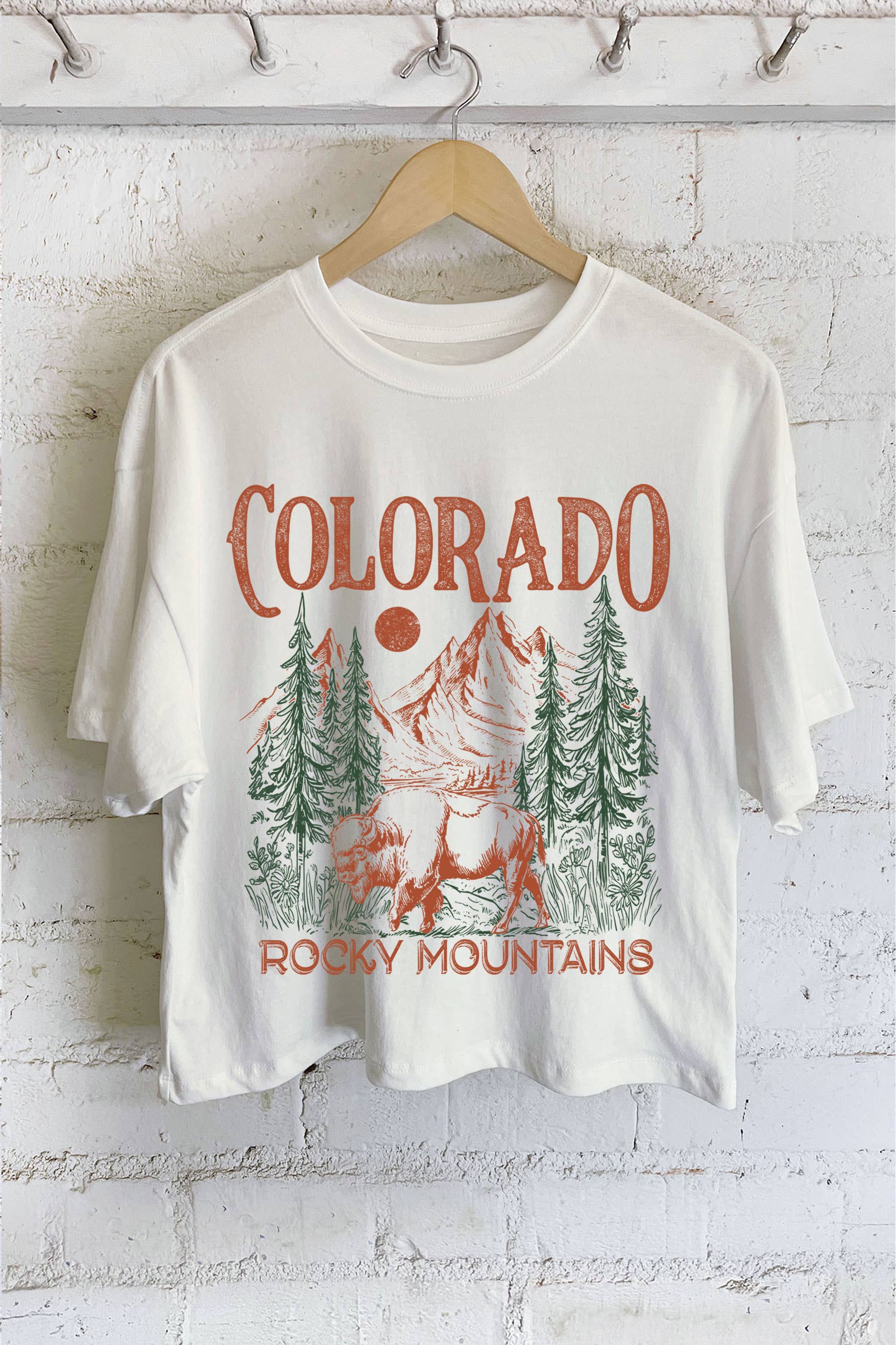 Colorado Buffalo Long Crop Top