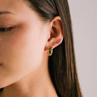 Kirra Hoop Earrings | Waterproof Hoop Earrings | Gold Hoops