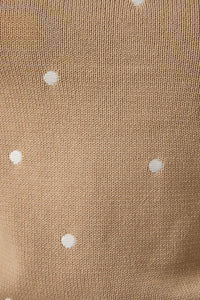 Polka Dot Embroidered Sweater