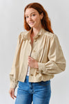 SHORT BALLON TRENCH JACKET