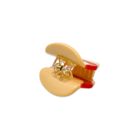 Mini Hot Dog Hair Claw Clip