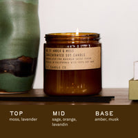 Amber & Moss - 12.5 oz Large Concentrated Candle