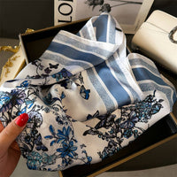 Silky Butterfly Print Scarf