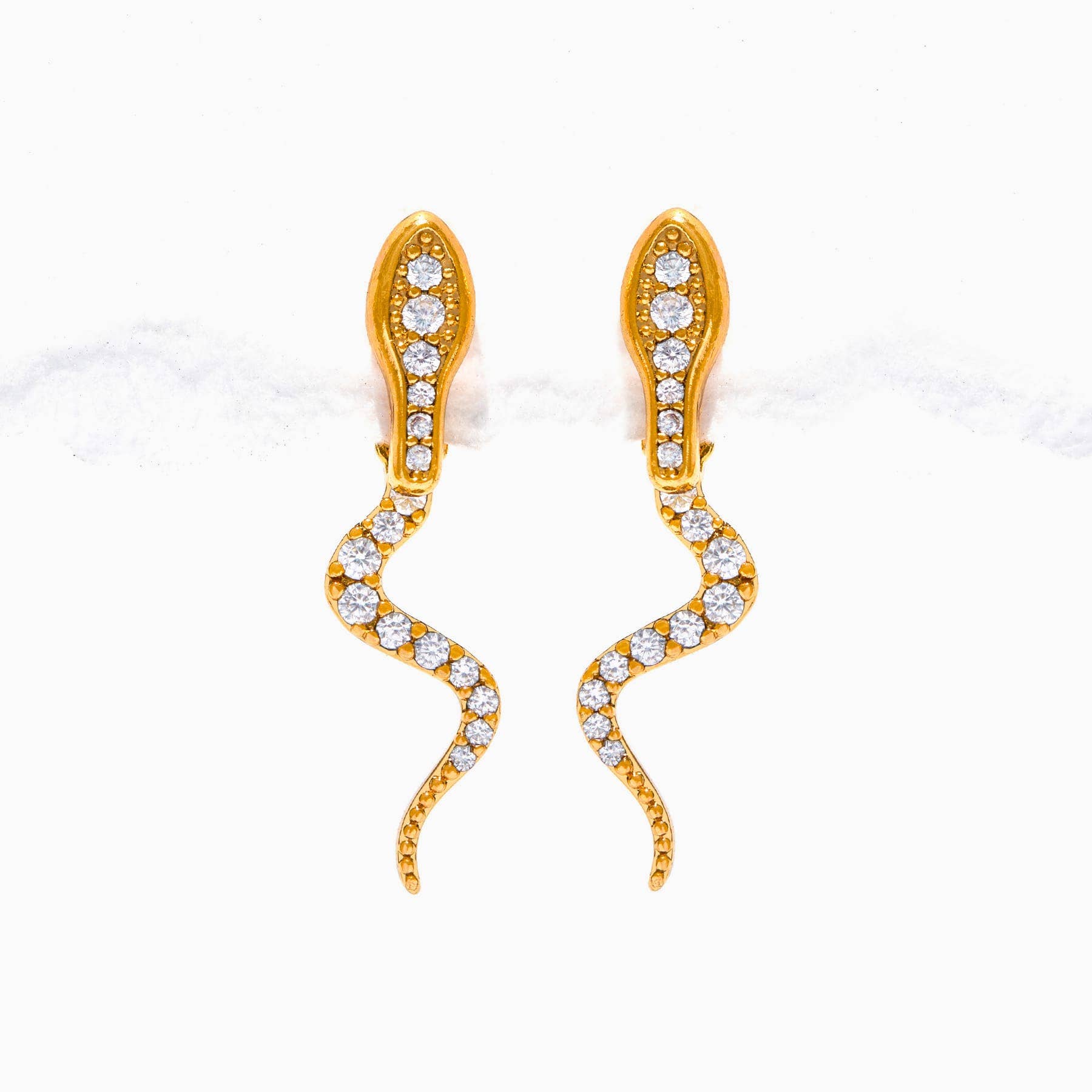 Python Ear Jacket Earrings