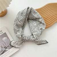 Cotton Linen Square Scarf