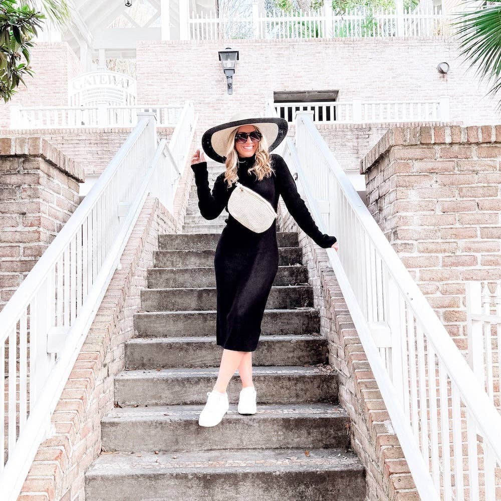 Rachel Raffia Bum Bag