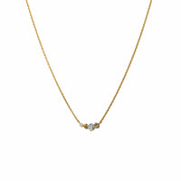 Amorette Necklace | Gold-Plated | Glass Crystal Necklace