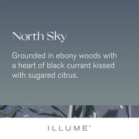 North Sky Boxed Crackle Glass Candle