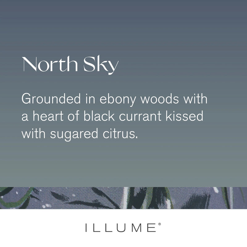 North Sky Boxed Crackle Glass Candle