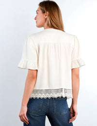Billy T Cafe Pleats Top