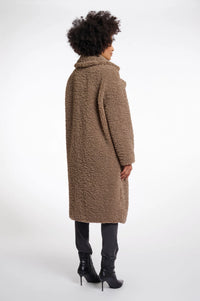 Elicia Double Breasted Teddy Coat