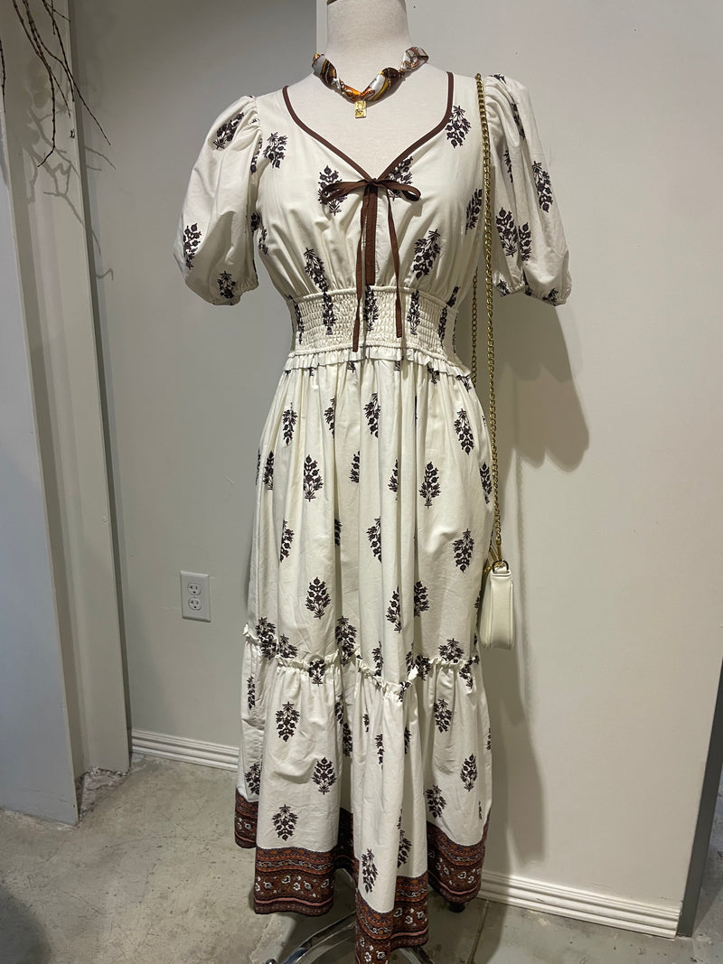 Floral Printed Midi Dress
