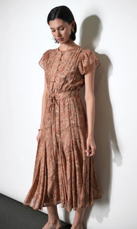 Grace Tie Belt Midi Dress