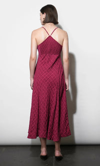 Maria Ruche Cut Out  Maxi Dress