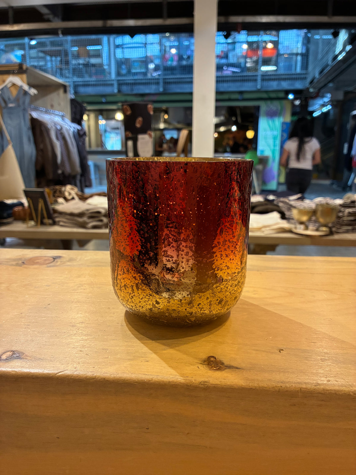 The Radiant Glass Candle