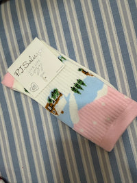 PJ Salvage Ribbed Crew Socks