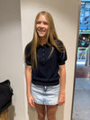 The Knit Polo Top
