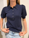 The Knit Polo Top