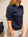 The Knit Polo Top