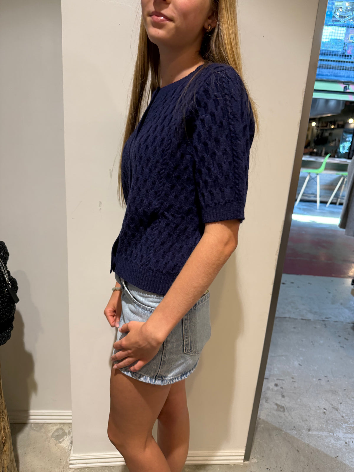 The Button Knit Top