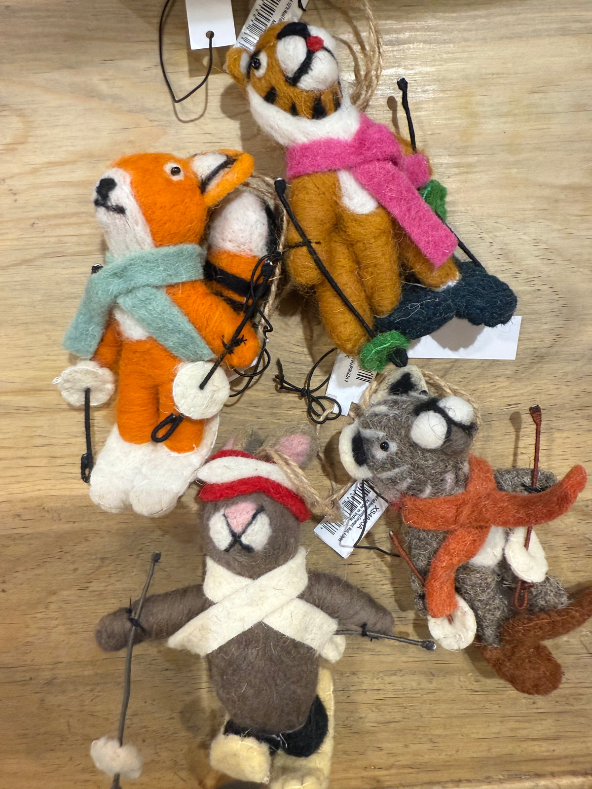The Skiing Animal Ornament