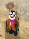 The Skiing Animal Ornament
