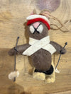 The Skiing Animal Ornament