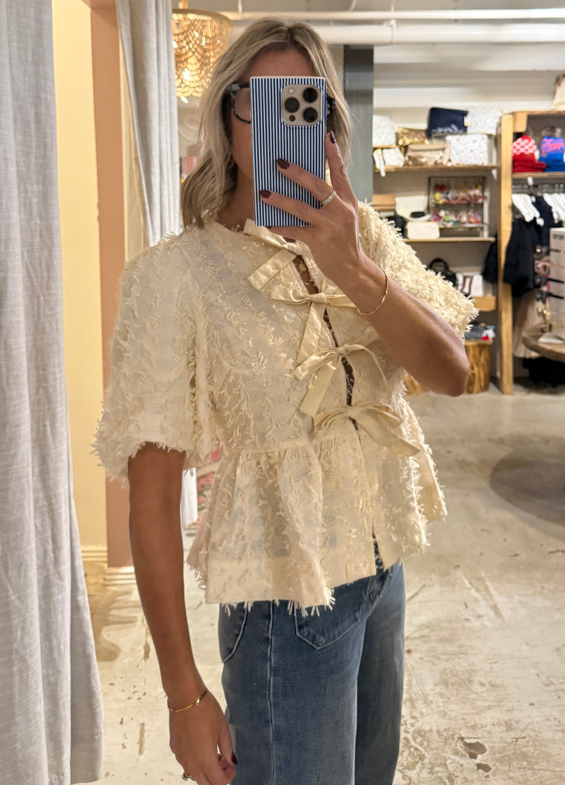 The Puff Textured Top