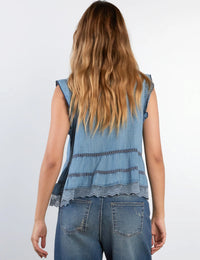 Billy T  Lovesick Flounce Top