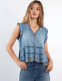Billy T  Lovesick Flounce Top