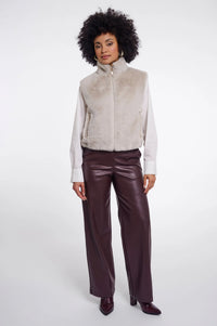 Nikki Short Faux Fur Waistcoat