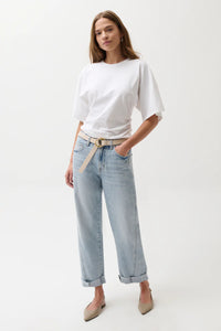 Pistola Kacey Mid-Rise Cuffed Jean