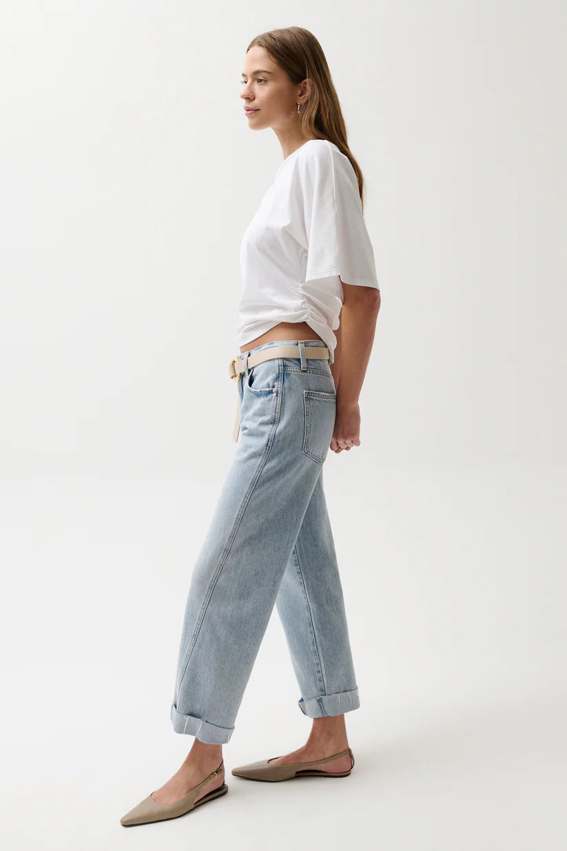 Pistola Kacey Mid-Rise Cuffed Jean