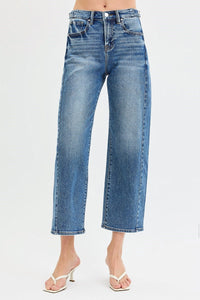 Risen Crop Barrel Twist Seam