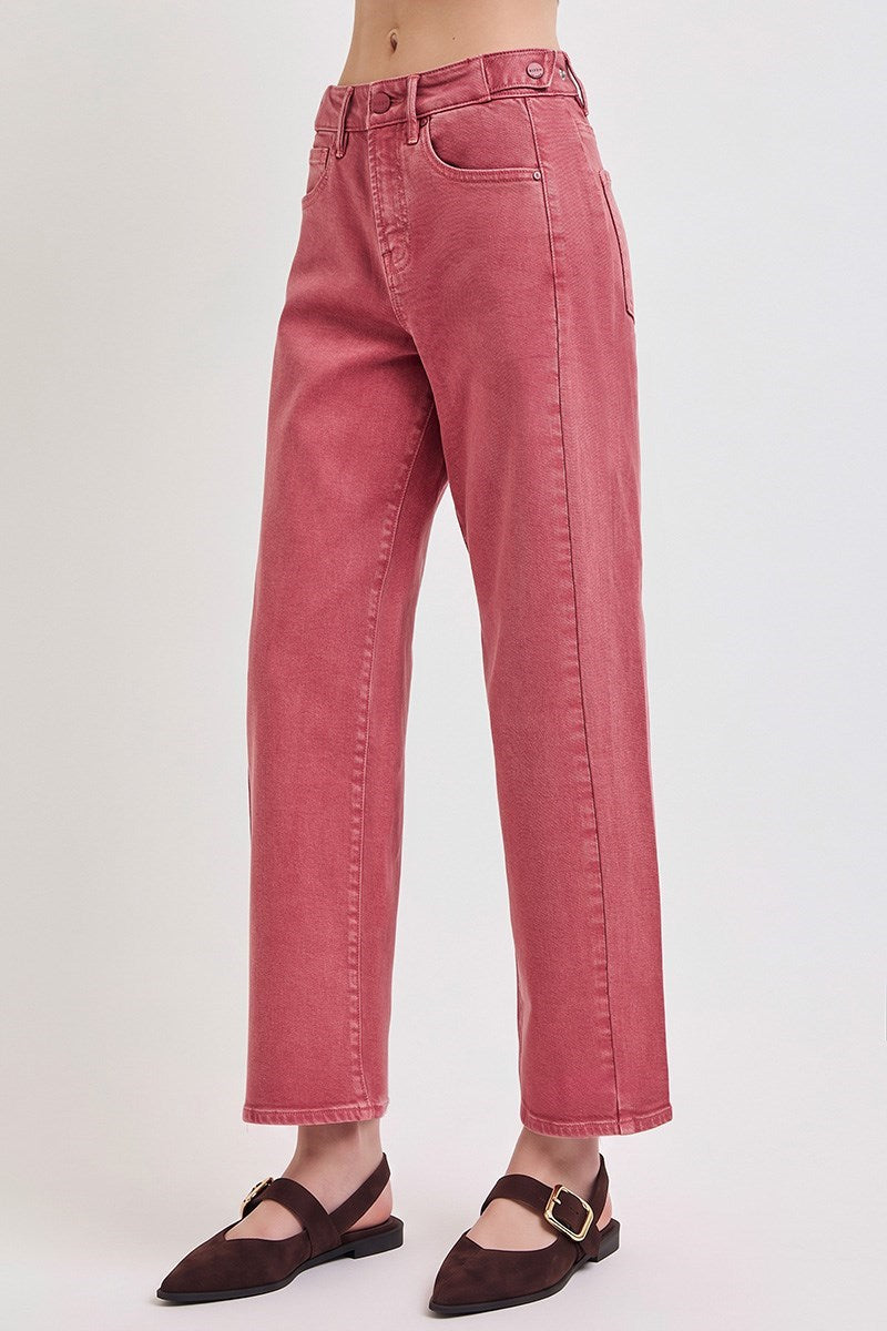 Risen Crop Barrel Twist Seam