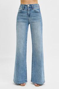 Risen Wyatt High Rise Wide Front Yoke Jean