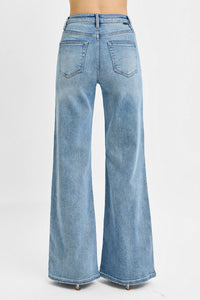 Risen Wyatt High Rise Wide Front Yoke Jean