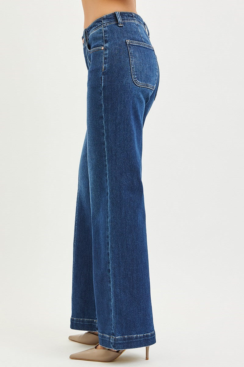 The Front Seam Long Denim
