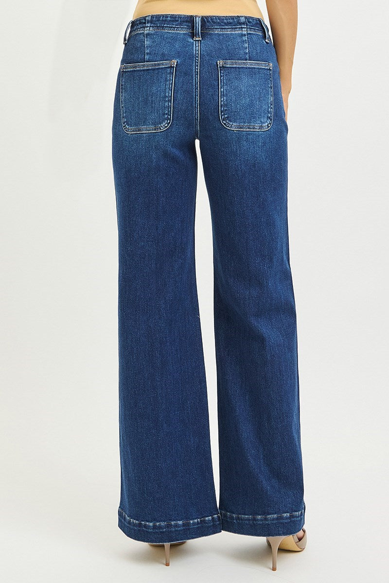 The Front Seam Long Denim