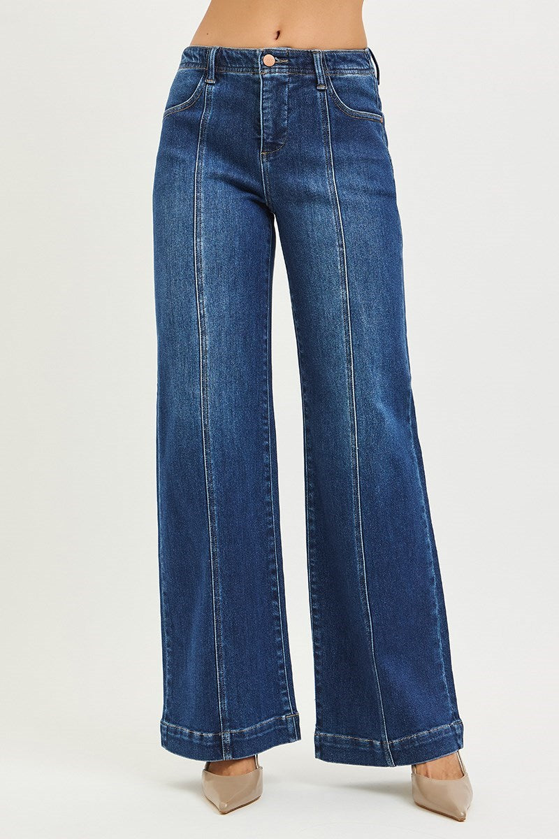 The Front Seam Long Denim