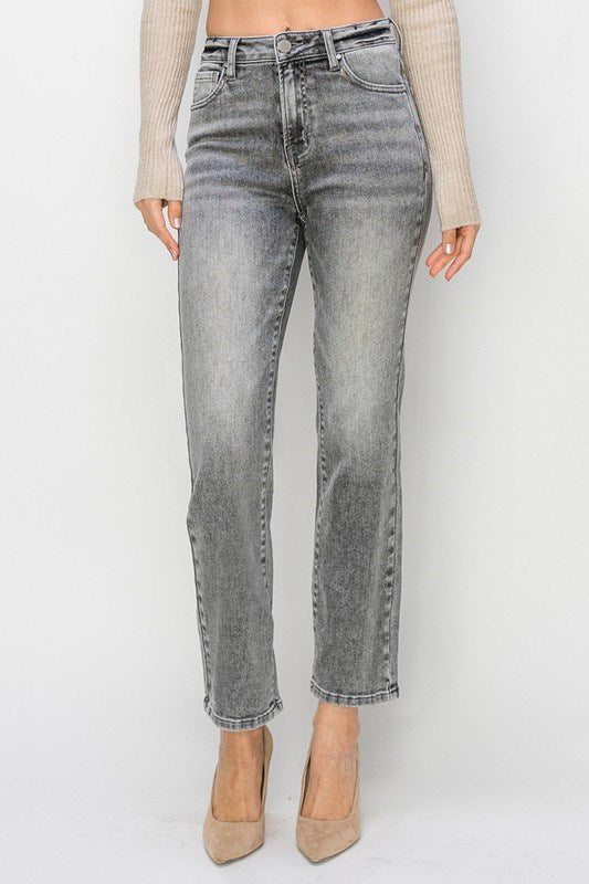 grey jeans ankle length