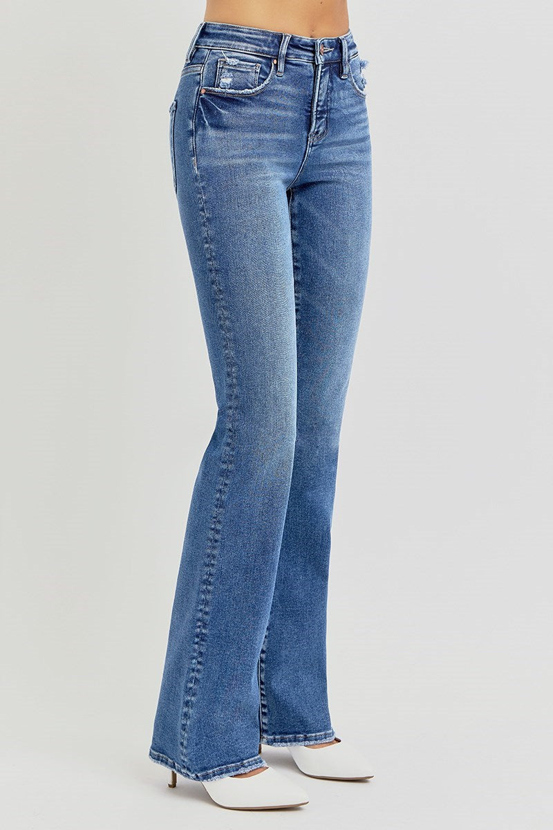 High Rise Straight Jeans