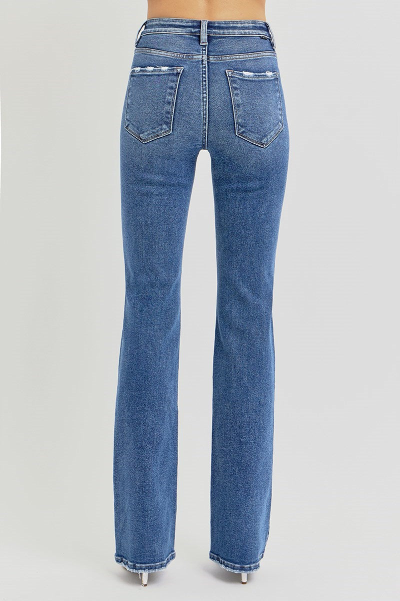 High Rise Straight Jeans