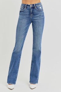 High Rise Straight Jeans